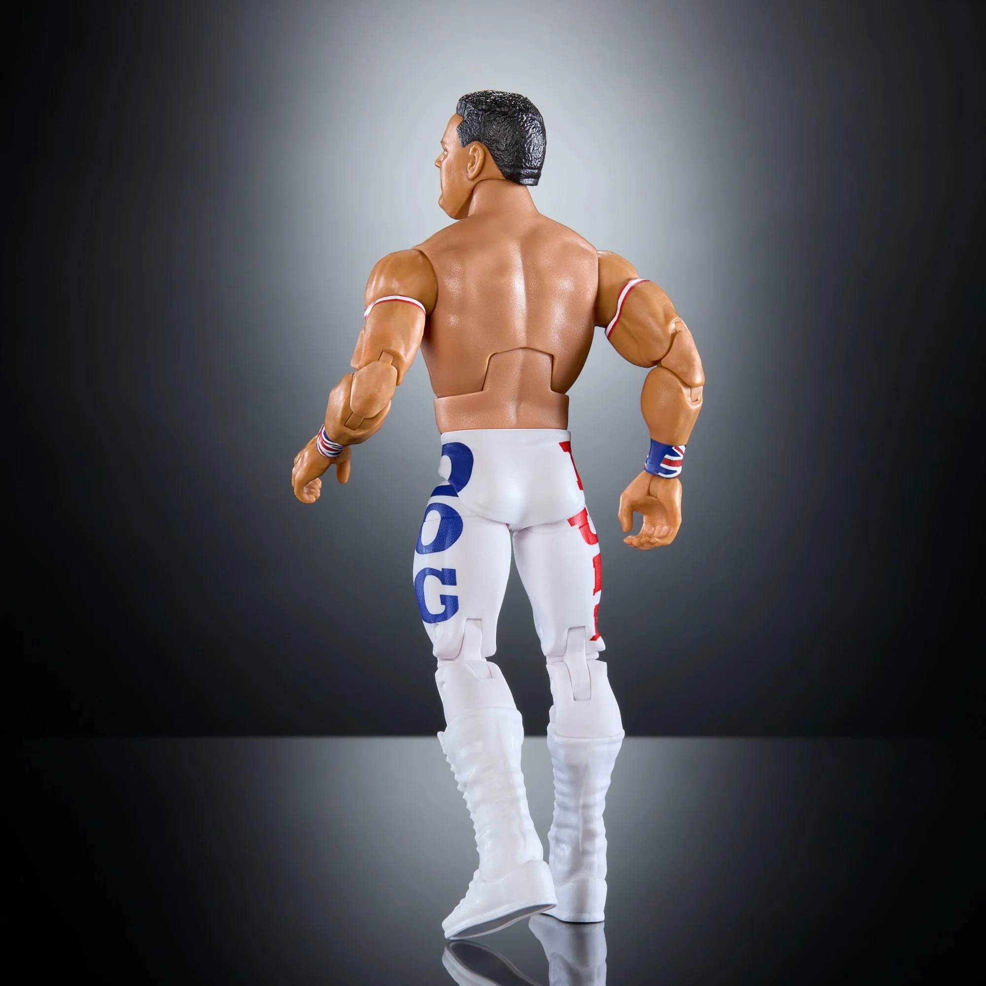 WWE Elite Collection Monday Night War British Bulldog Action Figure & Plus Golga Build-A-Figure Parts - Image 3