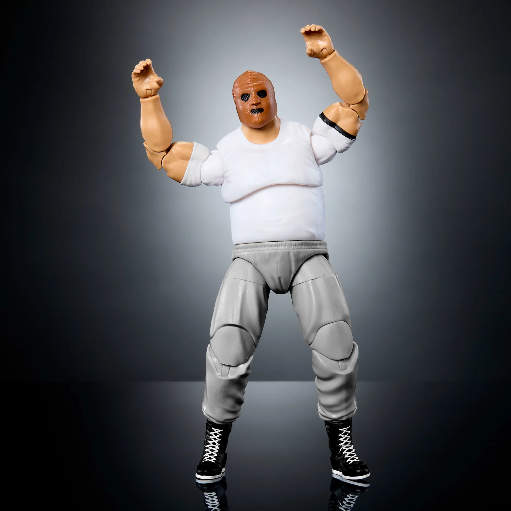 WWE Elite Collection Monday Night War Kane Action Figure & Golga Build-A-Figure Parts - Image 9