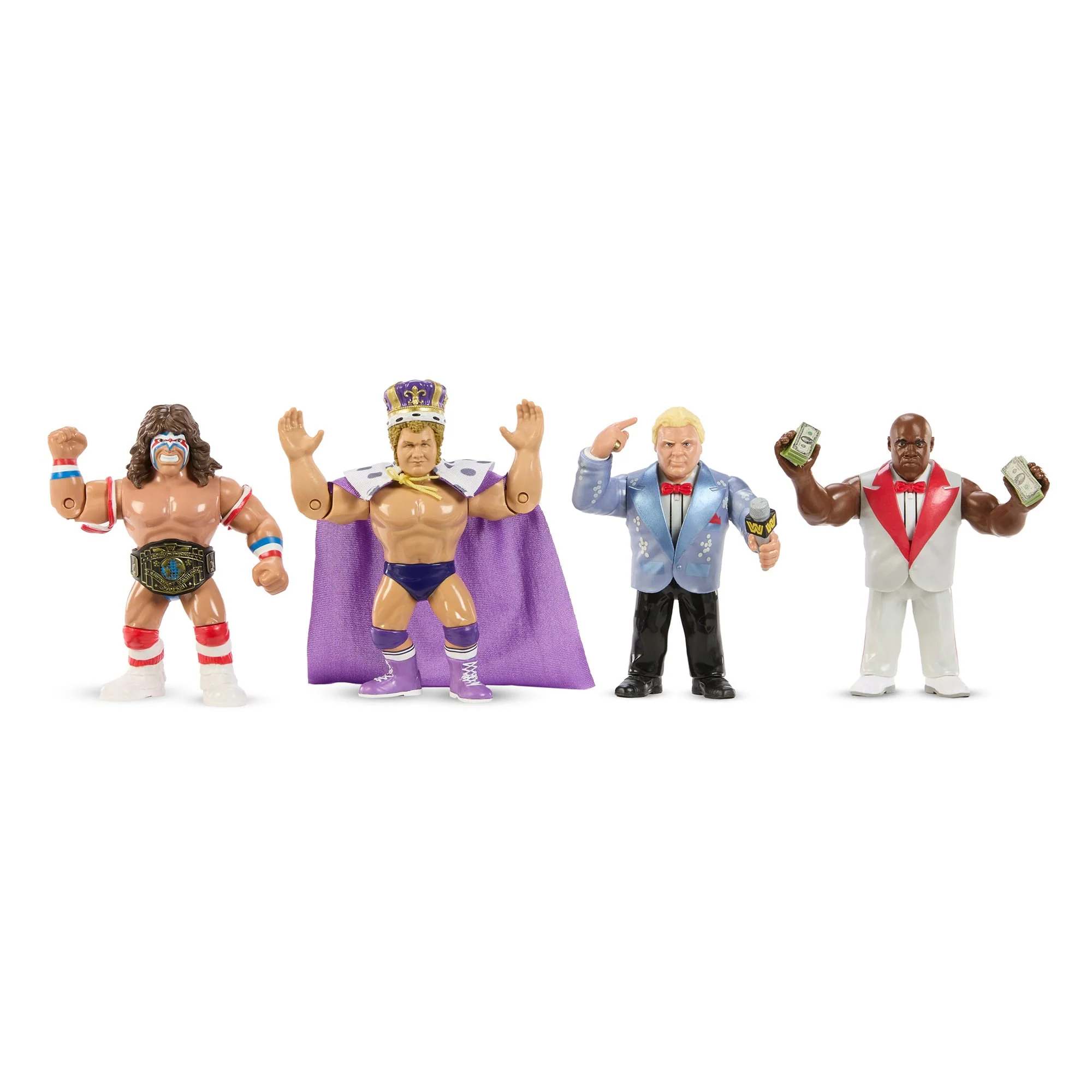 WWE Official Retro 4-Pack Action Figures