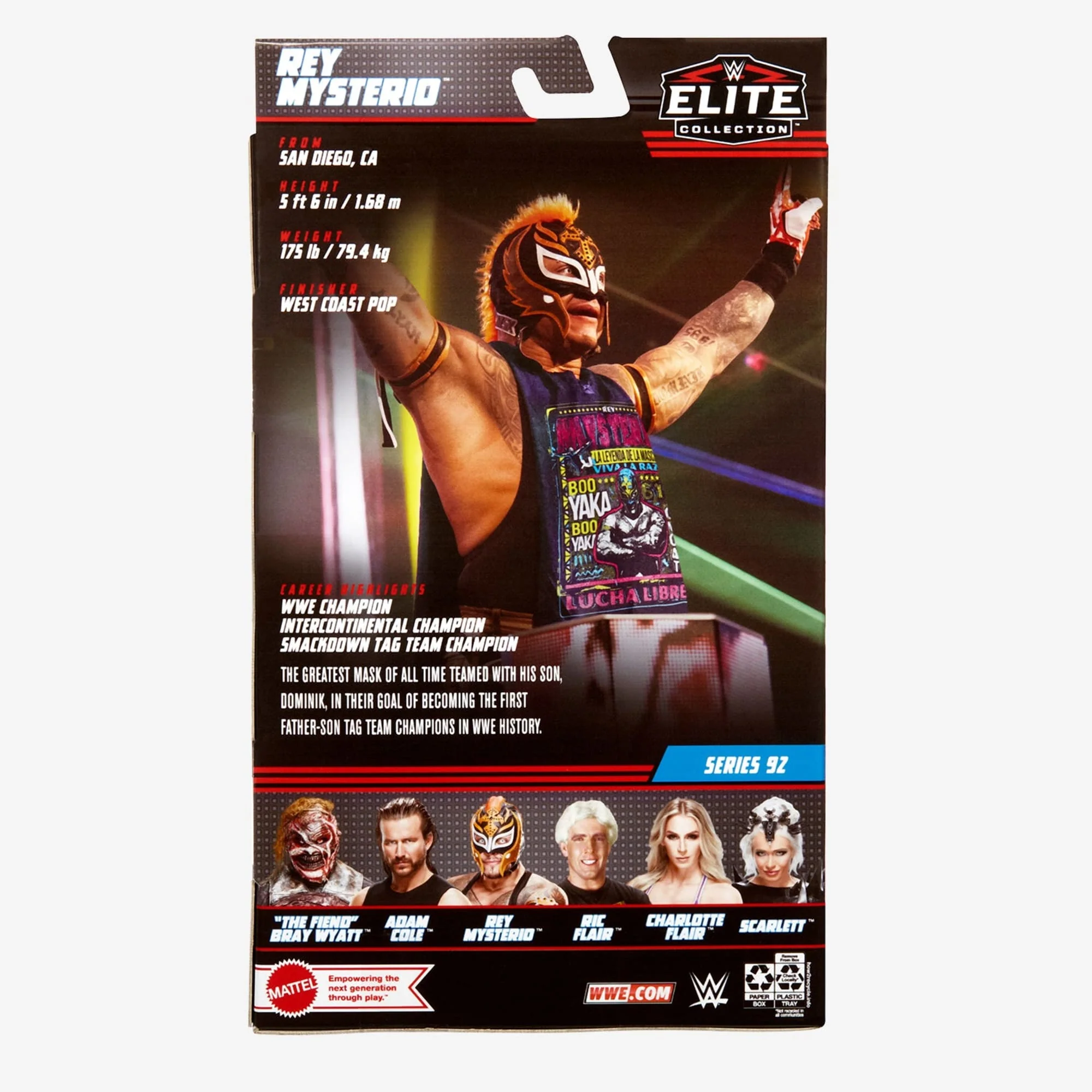 WWE Rey Mysterio Elite Collection Action Figure - Image 7