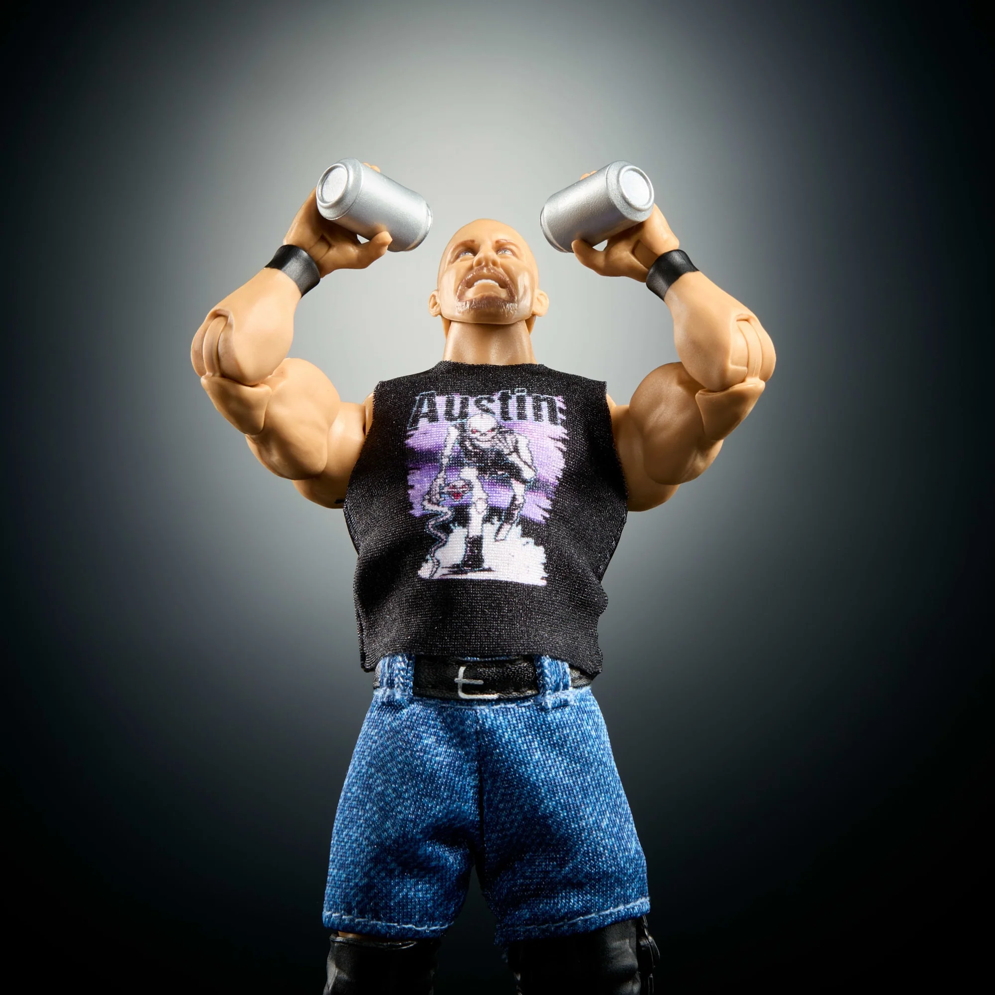 WWE Ultimate Edition Monday Night War "Stone Cold" Steve Austin Action Figure - Image 3