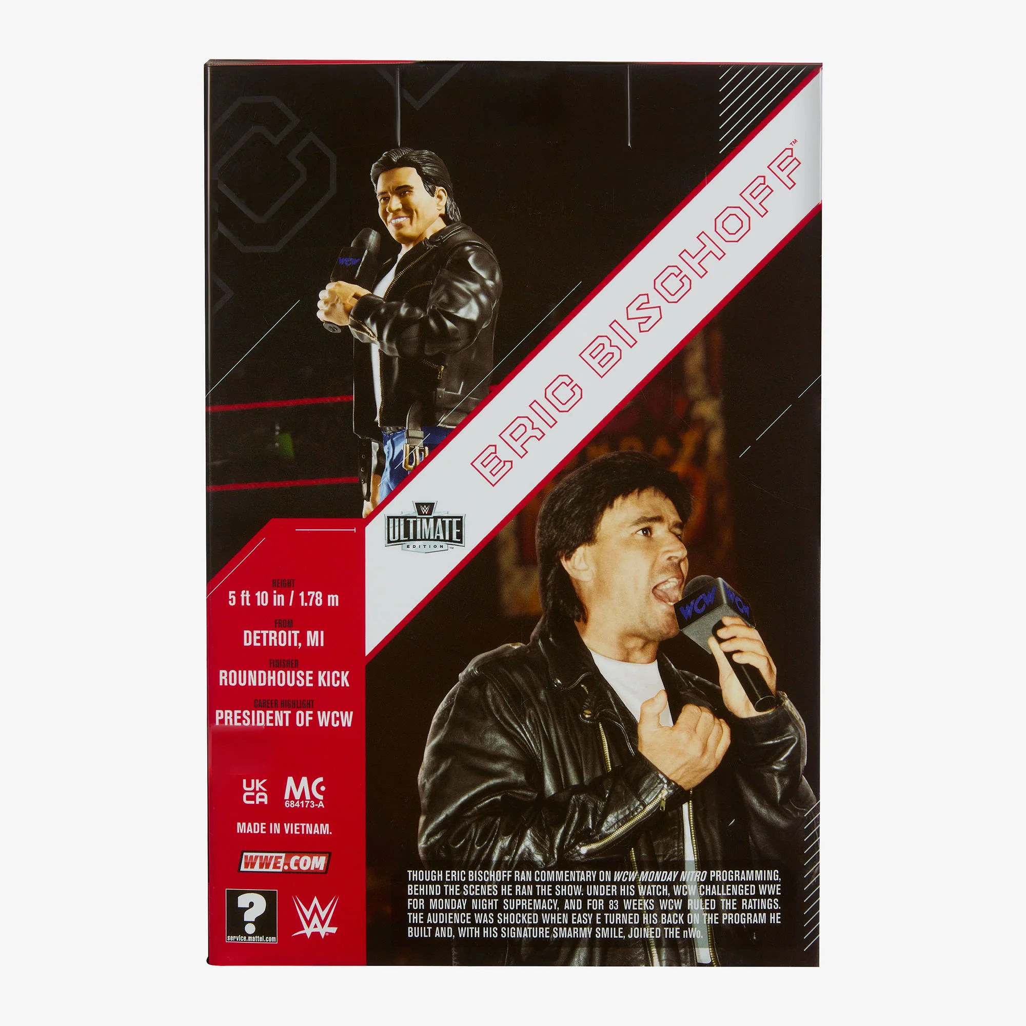 WWE Ultimate Edition WCW Monday Nitro Ring w/ Eric Bischoff - Image 12